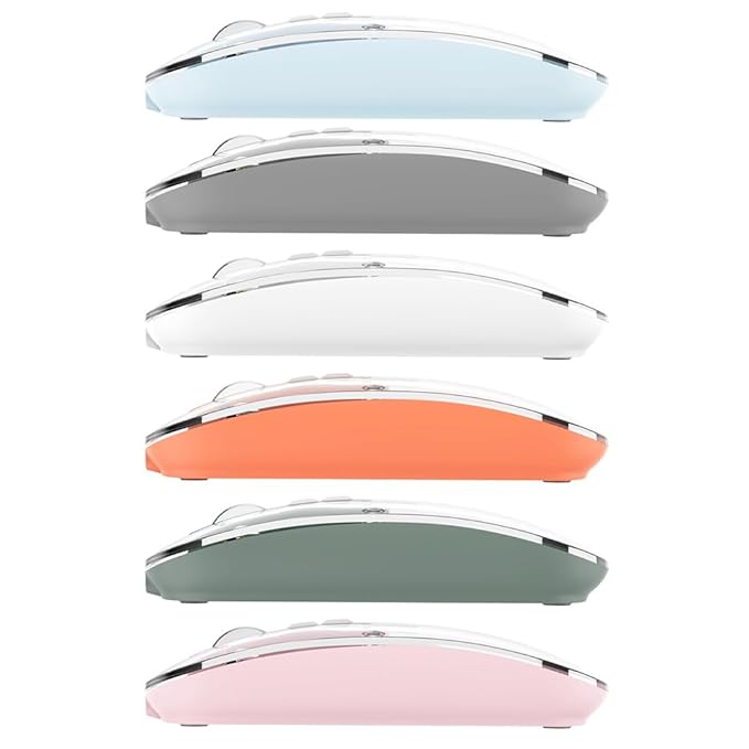 Transparent Mouse Rechargeable Mouse High-end 1600 Moving Speed Adjustable Silent Switch Type-C One-Key for Desktop
