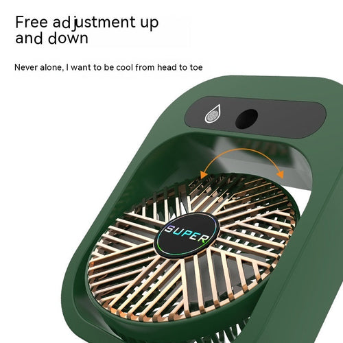 Air Conditioning Fan Desk Misting Fan Air Cooler Cooling USB