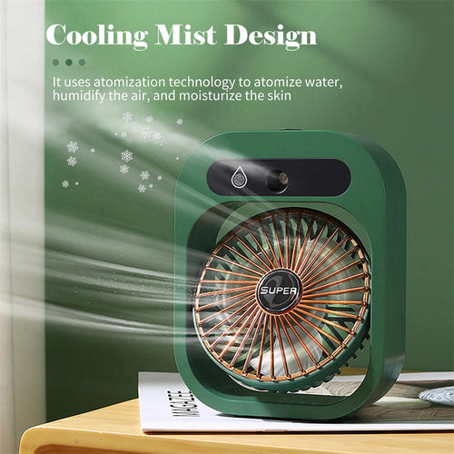 Air Conditioning Fan Desk Misting Fan Air Cooler Cooling USB